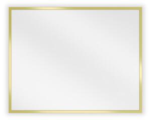 Mexen Loft, oglinda baie dreptunghiulara 50 x 40 cm, culoare rama auriu lucios, 9852-050-040-000-50