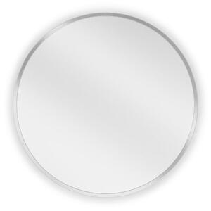 Mexen Loft, oglinda baie rotunda 30 cm, culoare rama otel periat, 9850-030-030-000-10