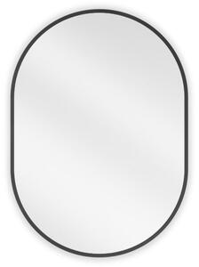 Mexen Loft, oglinda baie ovala 70 x 50 cm, culoare rama negru mat, 9851-070-050-000-70