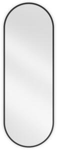 Mexen Loft, oglinda baie ovala 100 x 35 cm, culoare rama negru mat, 9851-100-035-000-70