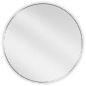 Mexen Loft, oglinda baie rotunda 70 cm, culoare rama otel periat, 9850-070-070-000-10