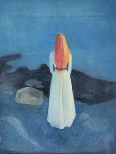 Reproducere Young Girl on a Jetty, Munch, Edvard