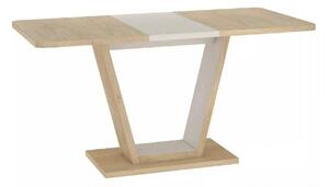 Masa extensibila NIGEL, stejar/casmir, PAL laminat, 120/160x80x76 cm