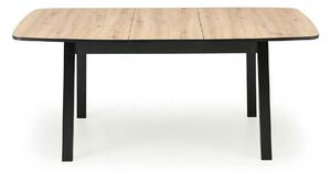 Masa extensibila BARRIL, stejar artisan/negru, 130/170x80x72 cm