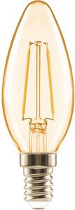 Bec vintage LED Flair E14 2W, glob lumânare, durată viață 15.000 h