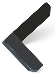 Agatatoare cuier Corner, finisaj gri antracit negru mat, 101x87x67 mm