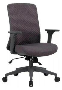 Scaun de birou Q-744, gri, stofa clasica/plasa, 62x50x91/101 cm