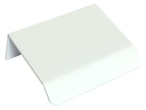 Maner pentru mobilier Cruve, alb mat, L: 45 mm
