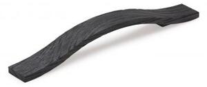 Maner pentru mobila Calin, finisaj negru periat, L:240 mm