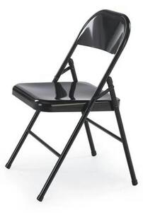 Scaun K565, negru, metal, 46x47x75 cm