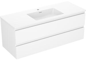 Mexen Orio, mobilier de baie 120 cm cu lavoar Otis, 2 sertare, alb mat, 91A10-12047-2-BFF01-W18M01