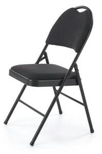 Scaun K566, negru, stofa clasica/otel, 46x53x86 cm