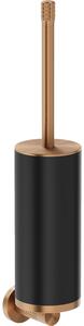 Mexen Triv, perie de toaletă suspendată, negru/cupru periat, 430x85mm, 70A33071-65B