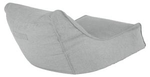 KONDELA Fotoliu tip sac, material textil gri deschis, EGALEO