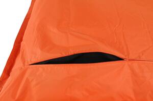 KONDELA Fotoliu tip sac, material textil portocaliu, GETAF