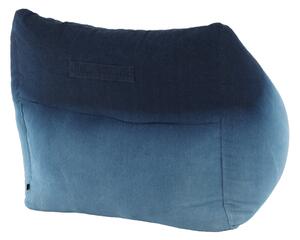 KONDELA Fotoliu tip sac, material textil jeans, KOZANIT