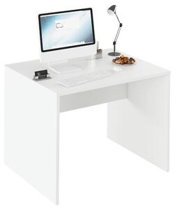 KONDELA Masă de birou, alb, RIOMA TYP 12