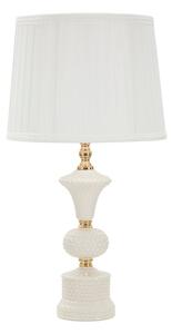 Veioză albă cu abajur textil (înălțime 57 cm) Caserta – Mauro Ferretti