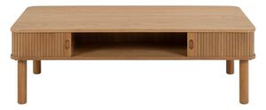 Măsuță de cafea în culoare naturală cu aspect de lemn de stejar 70x130 cm Langley – Actona