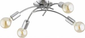Plafonieră aplicată TORIZO 4xE27/15W/230V crom lucios