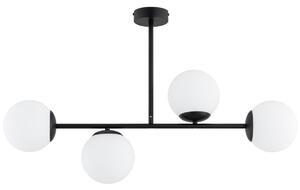 Lustru cu tijă GLORIS, 4 x E14, 10 W, 230 V, negru