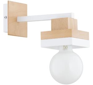 Lampă de perete MIKO 1xE27/15W/230V alb/bej