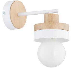Aplica de perete LARSO 1xE27/15W/230V alb/bej
