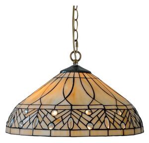 Prezent 241 - Lustră pe lanț TIFFANY 2xE27/60W/230V