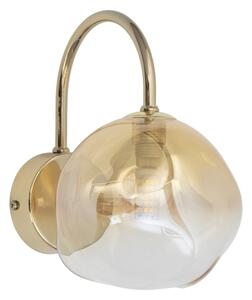Brilagi - Lampă de perete VULCANO 1xG9/8W/230V aurie/bej fumuriu