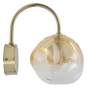 Brilagi - Lampă de perete VULCANO 1xG9/8W/230V aurie/bej fumuriu