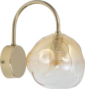 Brilagi - Lampă de perete VULCANO 1xG9/8W/230V aurie/bej fumuriu
