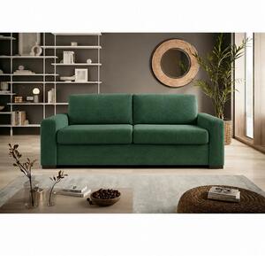 Canapea extensibila VANILLA 160, stofa catifelata verde - Cloud 39, 22