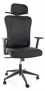 Scaun de birou Q-080 M, negru, 67x50x115/125 cm