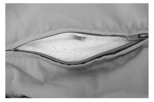 KONDELA Fotoliu tip sac, material textil gri deschis, TAMPO
