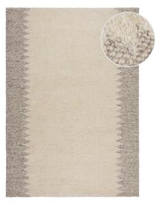 Covor crem țesut manual din amestesc de lână 160x230 cm Minerals Border – Flair Rugs