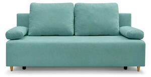 Canapea extensibila SUN, stofa catifelata verde menta - Enjoy new 18