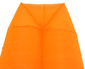 KONDELA Geantă scaun gonflabilă / geanta leneşă, portocalie, LEBAG