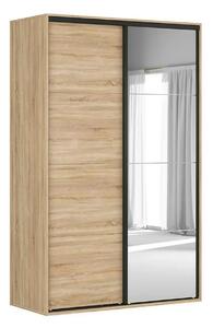 Dulap FLEX, stejar sonoma, PAL, cu 2 usi, 150x66x240 cm