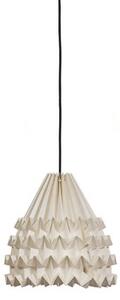 Corp de iluminat suspendat ORIGAMI din hartie 26 cm, crem