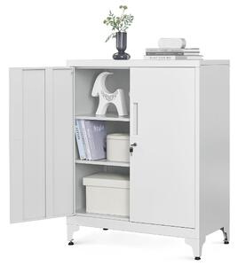 Dulap metalic multifuncțional RAVEN, 40x80x90 cm, gri SongmicsHome