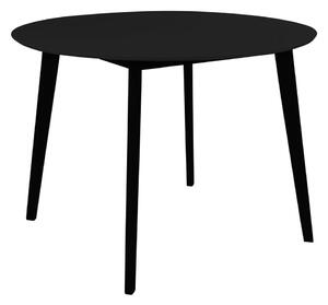 Masă de dining rotundă cu blat negru 105x105 cm Vojens – House Nordic