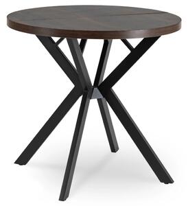 Masă extensibilă DORIAN 80-160 cm nuc/negru