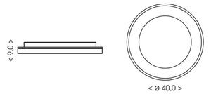 BRILAGI - plafonieră LED cu dimmer FALCON II LED/67W/230V alb/bej + telecomandă