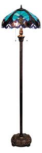 BRILAGI - lampă de podea Tiffany din vitralii CORAL 2xE27/60W/230V