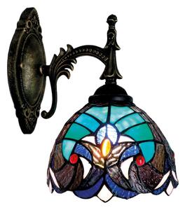 BRILAGI - lampă de perete Tiffany din vitralii CORAL 1xE14/40W/230V