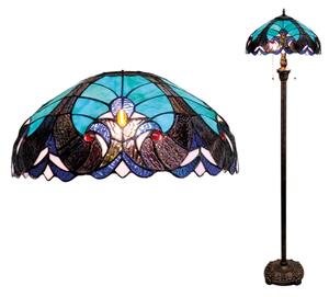 BRILAGI - lampă de podea Tiffany din vitralii CORAL 2xE27/60W/230V