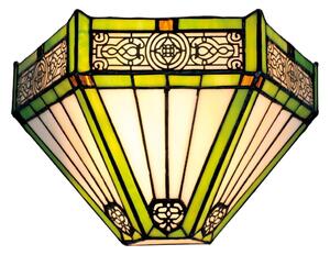 BRILAGI - Tiffany aplică de perete cu vitralii EMERALD 1xE14/40W/230V