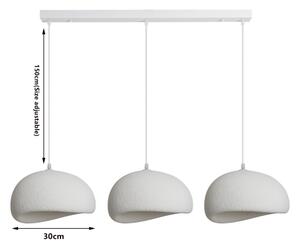 BRILAGI - Lustru pe cablu WABI SABI 3xE27/60W/230V alb