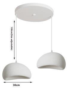 BRILAGI - Lustră suspendată pe cablu WABI SABI 2xE27/60W/230V albă