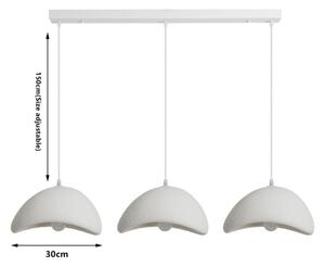 BRILAGI - Lustră suspendată pe cablu WABI SABI 3xE27/60W/230V albă